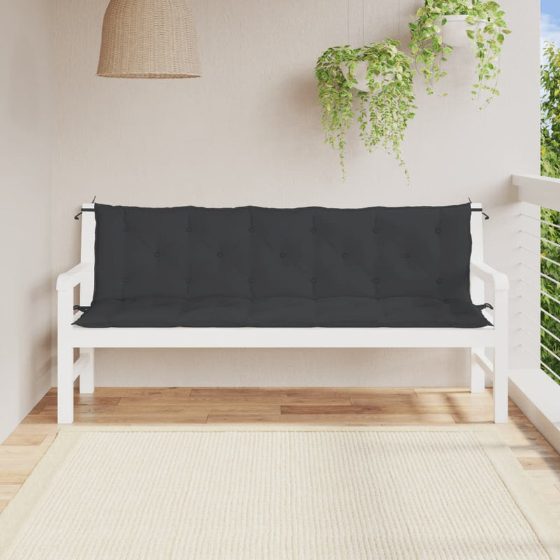 Tuinbankkussens Oxford Stof Wit