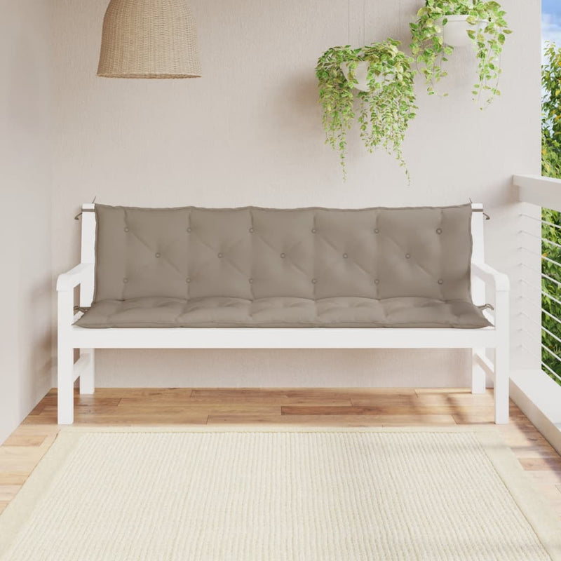 Tuinbankkussens Oxford Stof Wit
