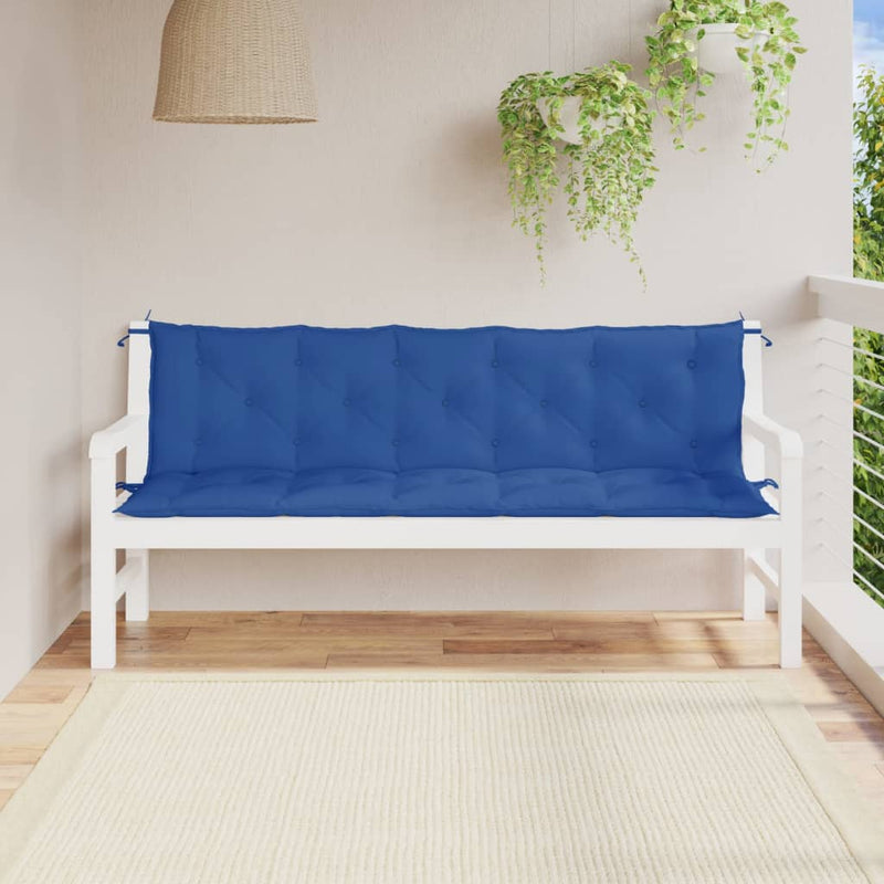 Tuinbankkussens Oxford Stof Wit