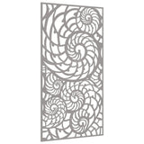 Wanddecoratie Tuin Schelpenontwerp 105X55 Cm Cortenstaal