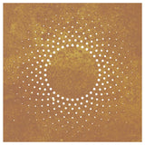 Wanddecoratie Tuin Zonontwerp 55X55 Cm Cortenstaal