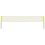 Volleybalnet 823X244 Cm Pe-Stof Geel En Zwart