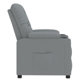 Relaxfauteuil Lichtgrijze Stof