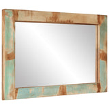 Spiegel 70X50 Cm Massief Gerecycled Hout En Glas