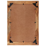 Spiegel 70X50 Cm Massief Gerecycled Hout En Glas