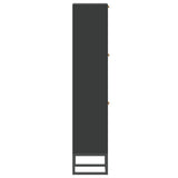 Schoenenkast 52X25X120 Cm Bewerkt Hout
