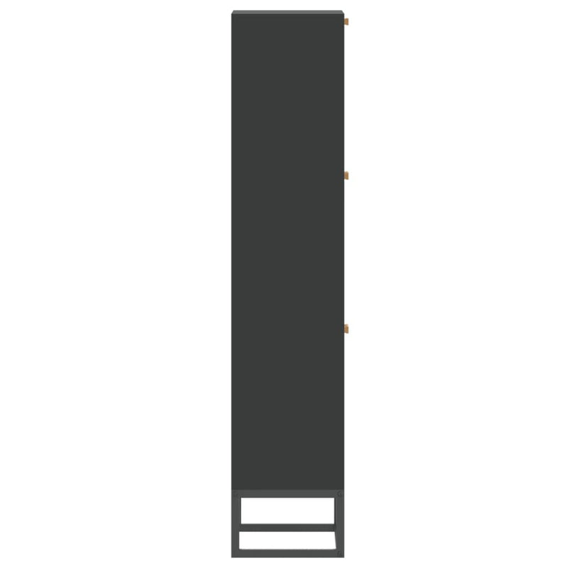 Schoenenkast 52X25X120 Cm Bewerkt Hout