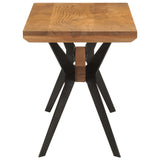 Eetkamerbank 110X40X46 Cm Massief Acaciahout En Staal