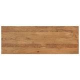 Eetkamerbank 110X40X46 Cm Massief Acaciahout En Staal