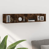 Wandplank Met Plank 100 X 18 X 18 Cm Bewerkt Hout