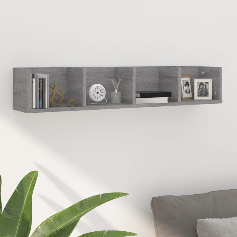 Wandplank Met Plank 100 X 18 X 18 Cm Bewerkt Hout