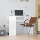 Bureau 100X55X75 Cm Bewerkt Hout Kleurig