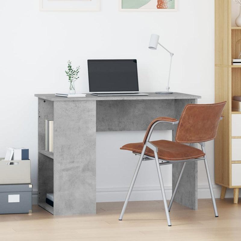 Bureau 100X55X75 Cm Bewerkt Hout Kleurig