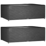 Tuinmeubelhoezen Poly Rattan 4-Persoons 113X113 Cm