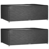 Tuinmeubelhoezen Poly Rattan 4-Persoons 113X113 Cm