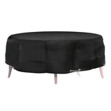 Tuinmeubelhoezen Voor Loungebed 8 Oogjes Rond Ø188X50 Cm