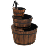 Waterfontein Met Pomp 60X60X94 Cm Massief Vurenhout