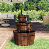 Waterfontein Met Pomp 60X60X94 Cm Massief Vurenhout