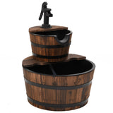 Waterfontein Met Pomp 44,5X44,5X58 Cm Massief Vurenhout