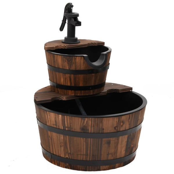 Waterfontein Met Pomp 44,5X44,5X58 Cm Massief Vurenhout