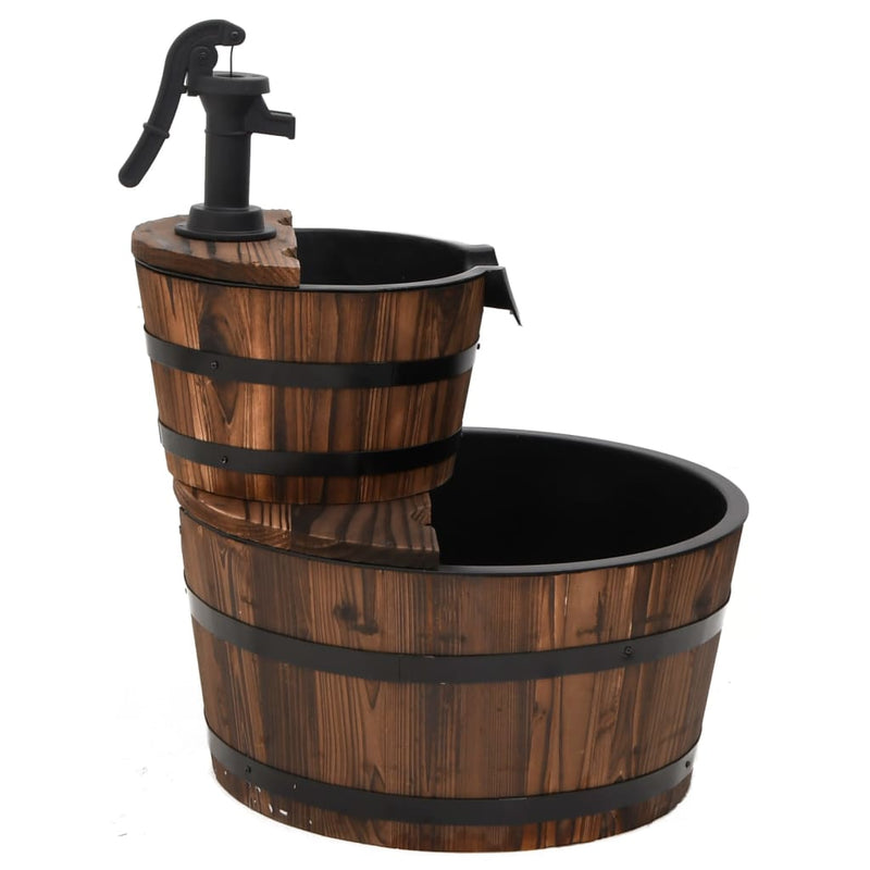 Waterfontein Met Pomp 44,5X44,5X58 Cm Massief Vurenhout