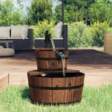 Waterfontein Met Pomp 44,5X44,5X58 Cm Massief Vurenhout