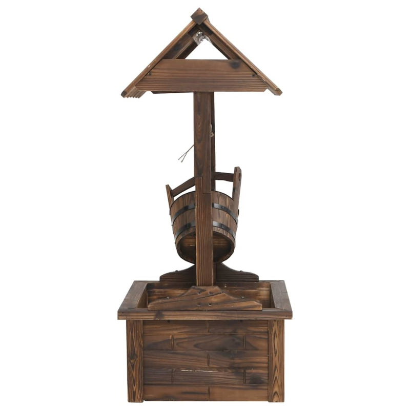 Wensfontein Met Pomp 57X50X112 Cm Massief Vurenhout