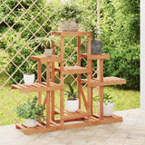 Plantenstandaard Met Wielen Massief Vurenhout