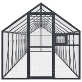 Volière 1,79X2X1,85 M Aluminium Kleurig