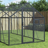 Volière 1,79X2X1,85 M Aluminium Kleurig
