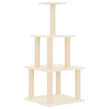 Kattenmeubel Met Sisal Krabpalen 111 Cm Kleurig