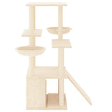 Kattenmeubel Met Sisal Krabpalen 133 Cm Kleurig