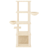 Kattenmeubel Met Sisal Krabpalen 147 Cm Kleurig