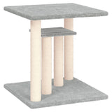 Krabpaal Met Platforms 50 Cm Lichtgrijs Wit