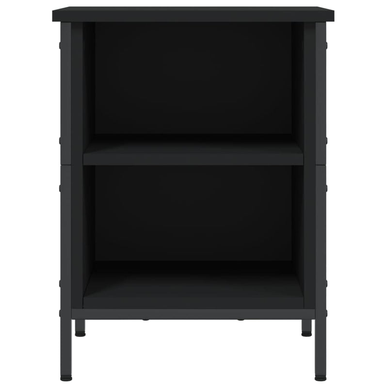 Schoenenkast 38X35X Bewerkt Hout Zwart