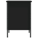 Schoenenkast 38X35X Bewerkt Hout Zwart