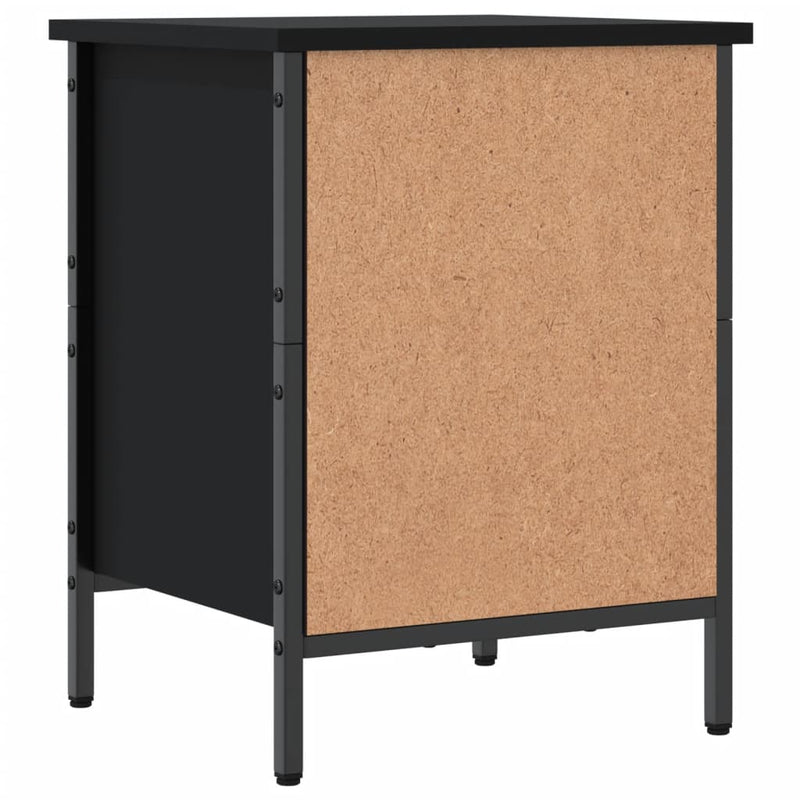 Schoenenkast 38X35X Bewerkt Hout Zwart