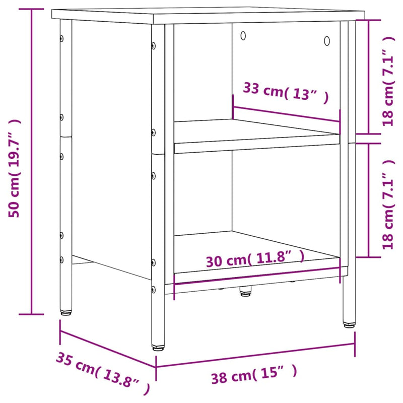 Schoenenkast 38X35X Bewerkt Hout Zwart
