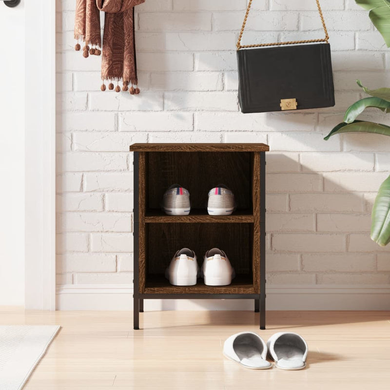 Schoenenkast 69X35X Bewerkt Hout Bruin Eikenkleur