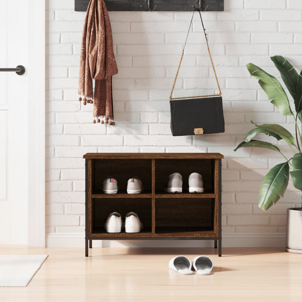 Schoenenkast 69X35X Bewerkt Hout Bruin Eikenkleur