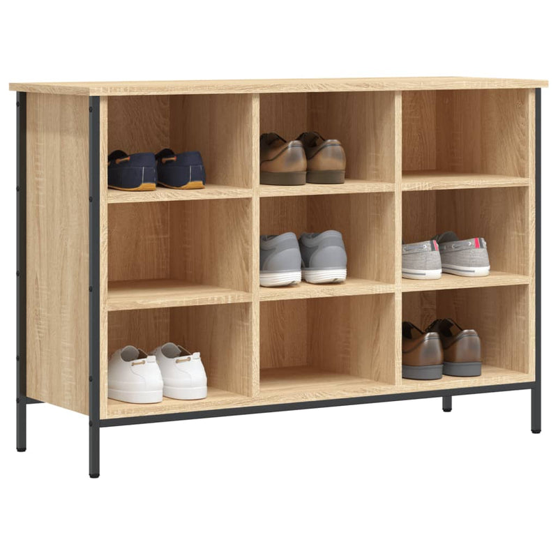 Schoenenkast 100X35X Bewerkt Hout Kleurig Sonoma Eiken