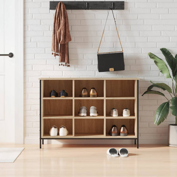 Schoenenkast 100X35X Bewerkt Hout Kleurig Sonoma Eiken