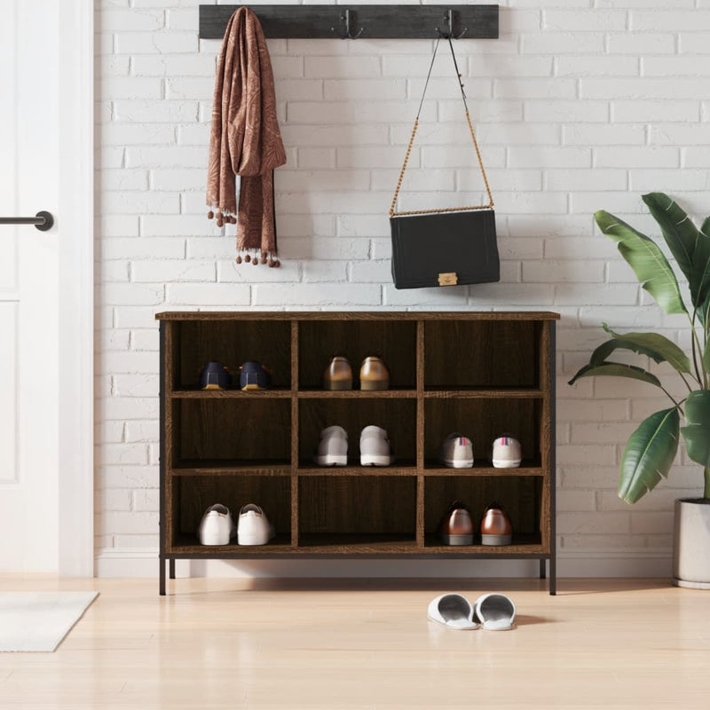 Schoenenkast 69X35X Bewerkt Hout Bruin Eikenkleur