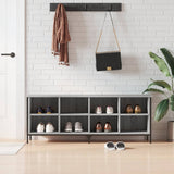 Schoenenkast 100X35X Bewerkt Hout Eikenkleur Grijs Sonoma