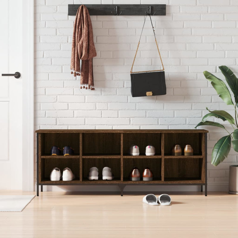 Schoenenkast 69X35X Bewerkt Hout Bruin Eikenkleur