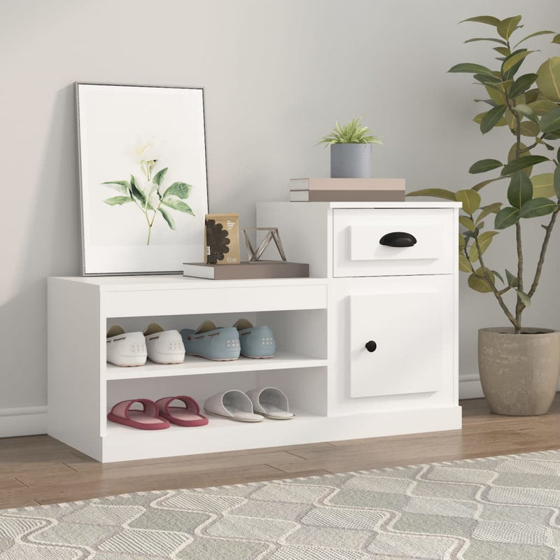 Schoenenkast 100X42X60 Cm Bewerkt Hout