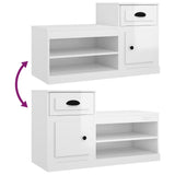 Schoenenkast 100X42X60 Cm Bewerkt Hout