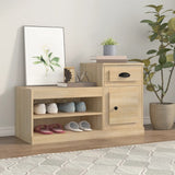 Schoenenkast 100X42X60 Cm Bewerkt Hout