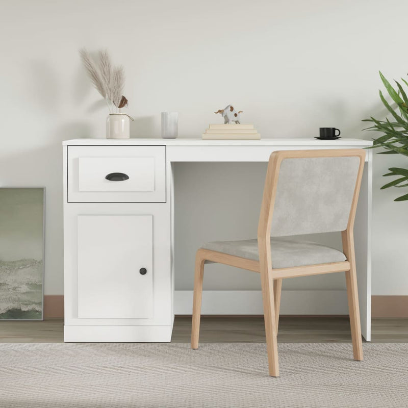 Bureau Met Lade 50 X 115 X 75 Cm Bewerkt Hout