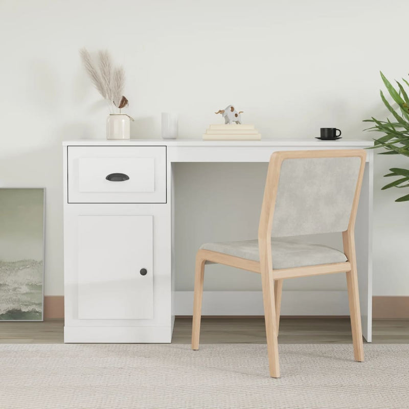 Bureau Met Lade 50 X 115 X 75 Cm Bewerkt Hout